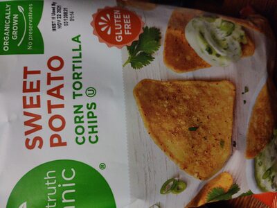 organic SWEET POTATO CORN TORTILLA CHIPS
